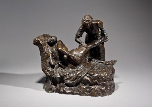 EDGAR DEGAS, La Masseuse, conceived circa 1896-1911, cast in an edition of 20, lettered A to T, plus two casts reserved for the Degas heirs and the founder Hébrard.