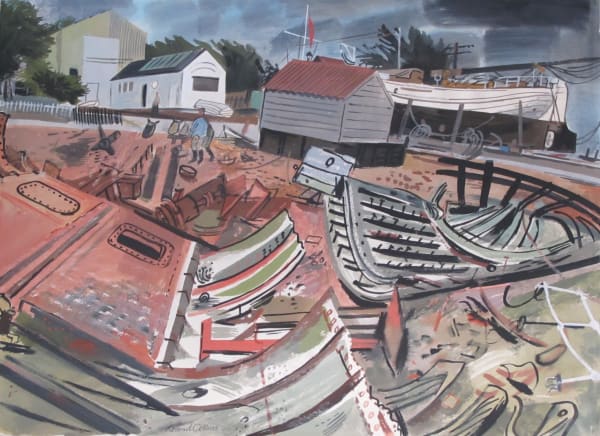 ROLAND COLLINS, West Mersea, Essex, 1956