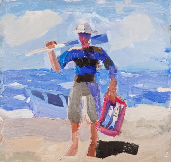 JULIAN BAILEY, Fisherman with mackerel