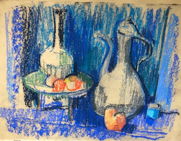ANDY PANKHURST, Still Life in Blue, 2020