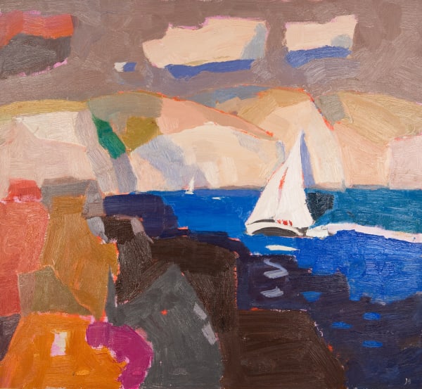 JULIAN BAILEY, A Yacht returning, Weymouth