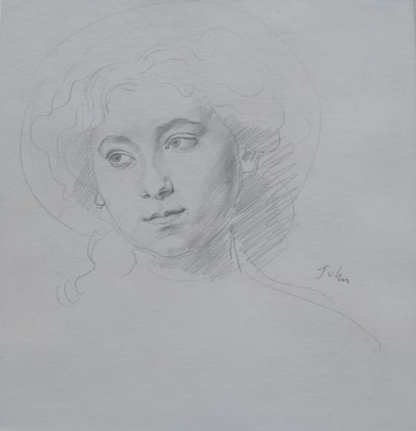 AUGUSTUS JOHN, Portrait of Alick Schepeler, circa 1906