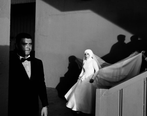 James Lindsay, Bride and groom under the Galata Bridge in Istanbul