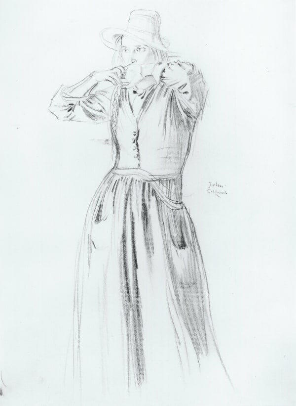 AUGUSTUS JOHN, Dorelia Standing