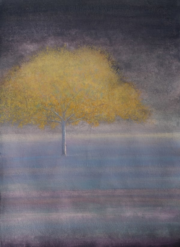 THOMAS LAMB, Yellow Tree at Night