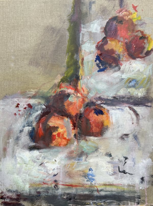 ANTHONY EYTON, Pomegranates on Dark Ground