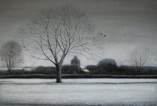 THOMAS LAMB, Ash Tree and Church