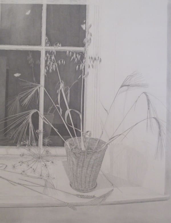 EDMUND CHAMBERLAIN, Still Life with Plants in a Basket