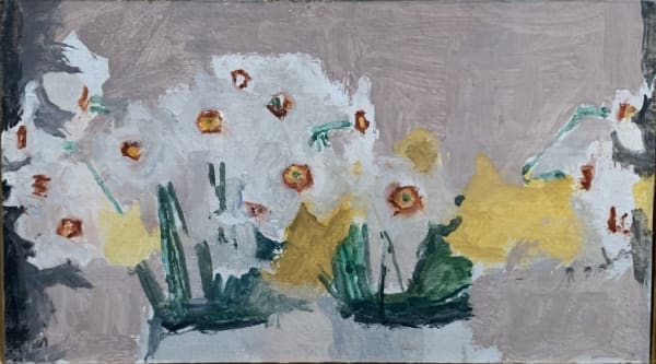 PATRICK GEORGE, Two Pots with Flowers