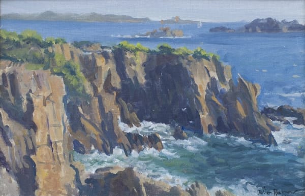 JULIAN BARROW, Cliffs near Hyeres, South of France, 2012