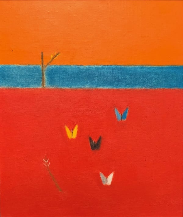 CRAIGIE AITCHISON CBE RA, Four Butterflies, 1986