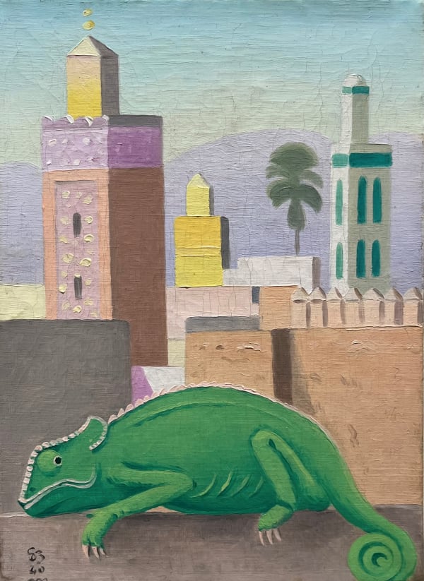 SIMON BUSSY, Fez and Chameleon, 1940
