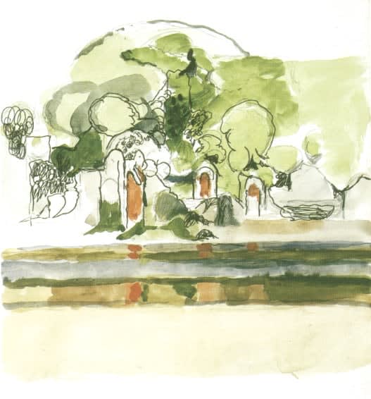 GRAHAM SUTHERLAND, Estuary I, drawn circa 1975