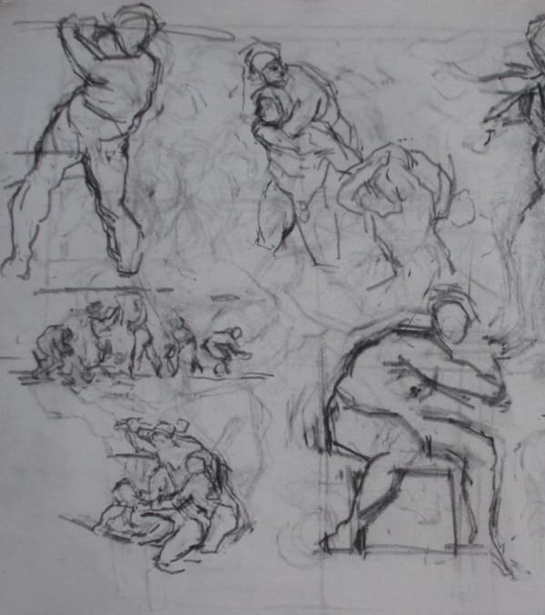 ROBERT DUKES, After Michelangelo, Last Judgement, 2017