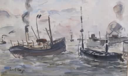 PAUL MAZE, Tugs on the Solent