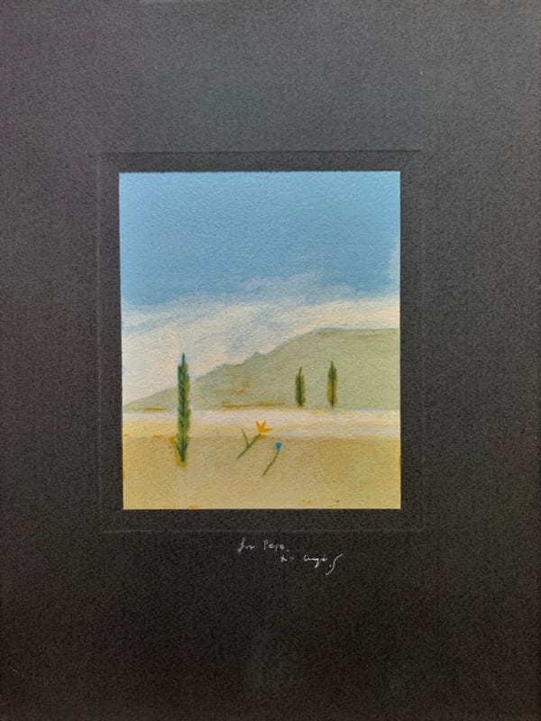 CRAIGIE AITCHISON CBE RA, Cypress Trees at Oppedette, 1998