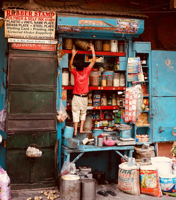 James Lindsay, Bombay shop front. India