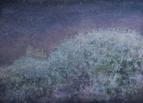 THOMAS LAMB, Castle and Hawthorn at Night