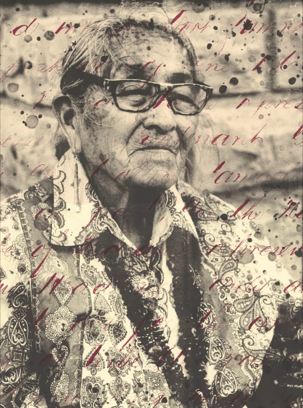 Helen Nez (Diné Elder) Naal Tsoos Saní (The Old Paper) Series