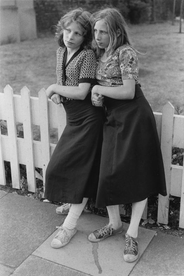 Two Girls/White Fence, London