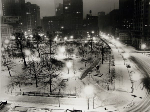 Winter Night, Madison Square