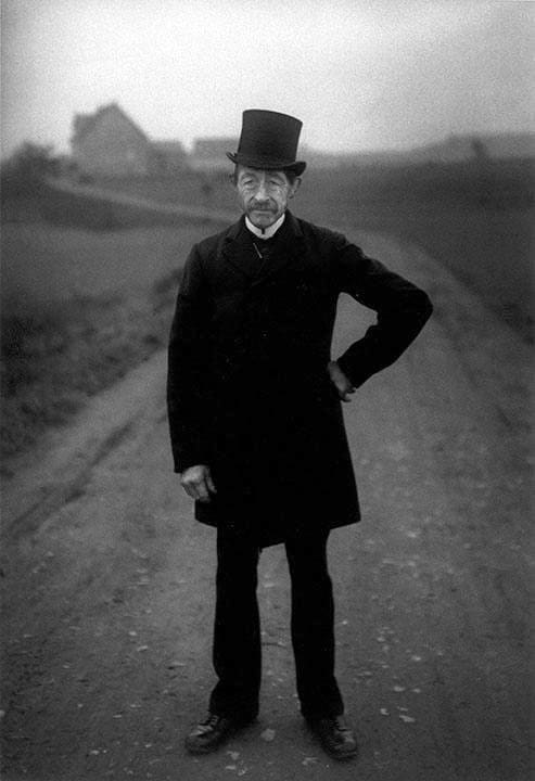 August Sander, Farmer on His Way to Church, 1925-1926