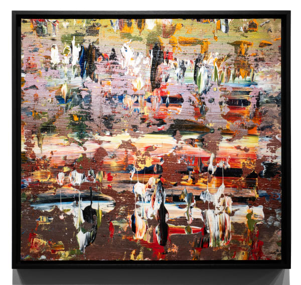 Adger Cowans Untitled , 2006 Acrylic on canvas mounted to board Canvas: 17 x 18 1/4 in (43.2 x 46.4 cm) Frame: 18 1/8 x 19 1/4 in (46 x 48.9 cm)