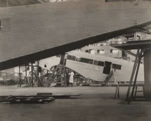 G31 Tri-Motor Aircraft Under Construction, Junkers Aircraft Plant, Dessau