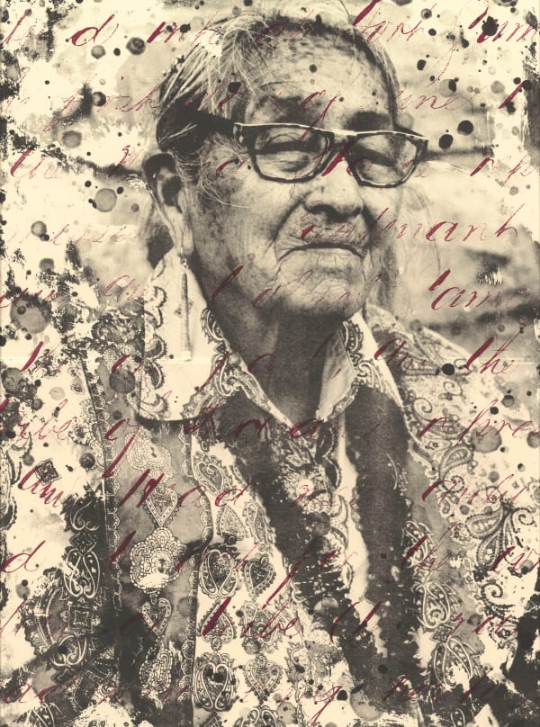 Helen Nez (Diné Elder) Naal Tsoos Saní (The Old Paper) Series