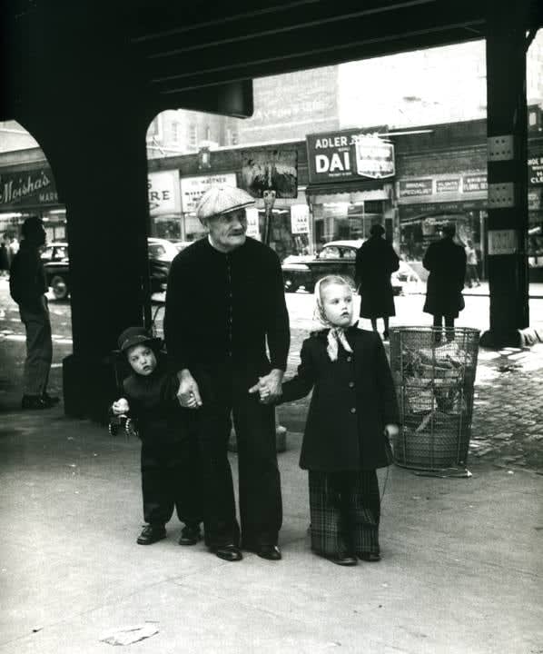 Larry Silver, Bronx Street Scene, 1949