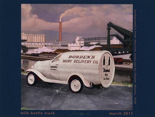 Postcard: Milk Bottle Truck, March