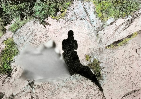 Brea Souders Untitled #17 (from Vistas), 2019 Unique archival pigment print with watercolor 12 x 17 in (30.5 x 43.2 cm)