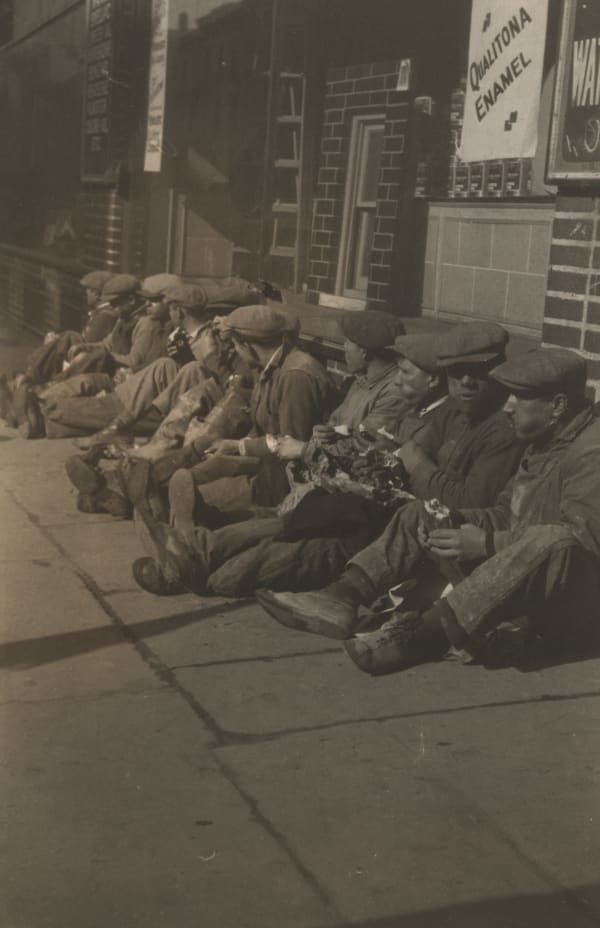 Workmen Eating Lunch