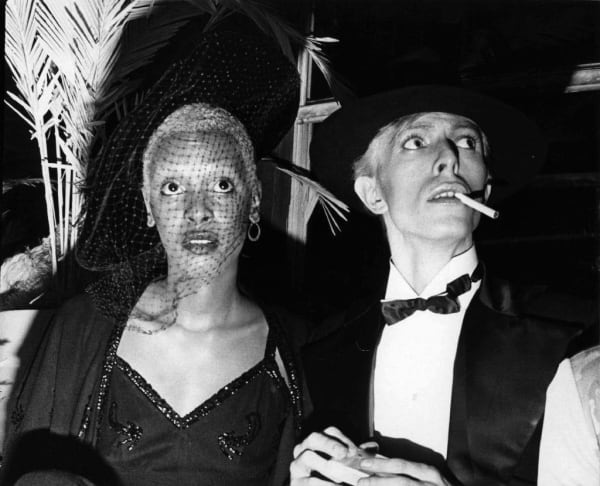 Bill Cunningham, Ava Cherry and David Bowie, Grammy Party, March 1, , 1975