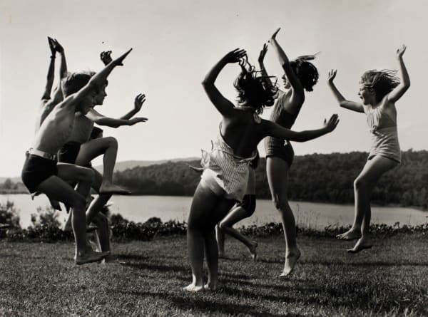 Children Dancing by Lake- Camp Treetops