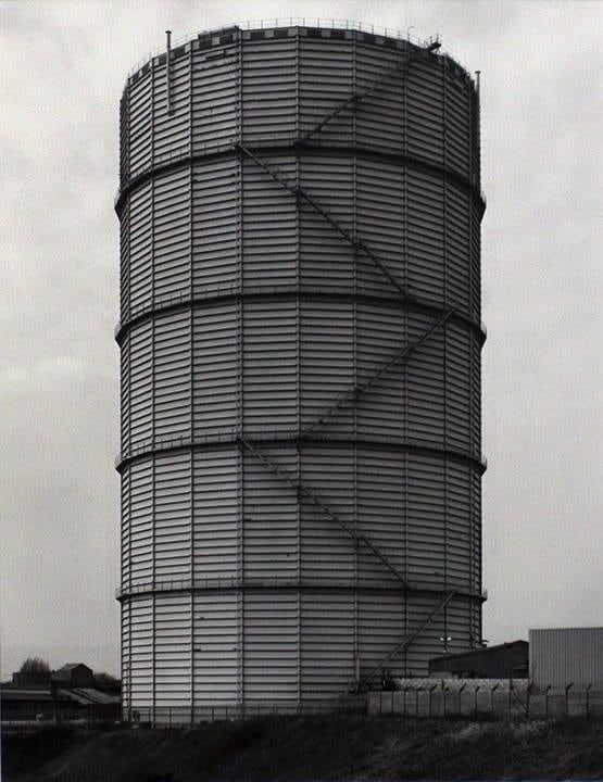 Bernd and Hilla Becher, Gas Tank: St. Helens, GB, 1997