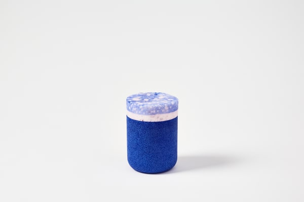 Joshua Kerley, Composite Lidded Jar (small) - Cobalt, 2020
