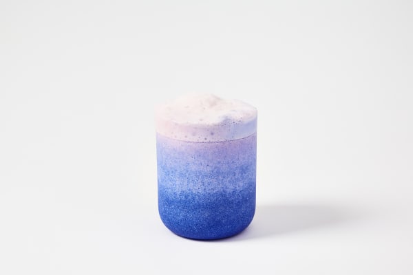 Joshua Kerley, Composite Lidded Jar (large) - Cobalt and Pink, 2020