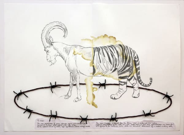 Reena Saini Kallat, Hyphenated Lives (Ti-khor), 2014