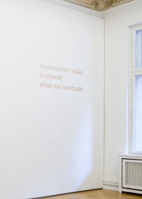 Lena Marie Emrich, Rejuvenation walks in almost dried out river beds, 2020