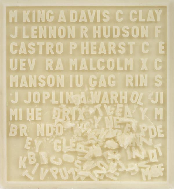 Olaf Metzel, Votivtafel (Votive panel), 1992