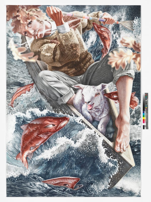 Dennis Scholl, Blessed are you, embrace of the falling, foundation of the light, master of the human accident, 2016