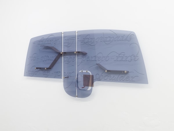 Lena Marie Emrich, Filing my fingernails in shape to assure the perfect first tap on your shoulder, 2021