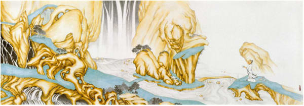 Eun-Ae Seo, Painting The Landscape Blue, 2005