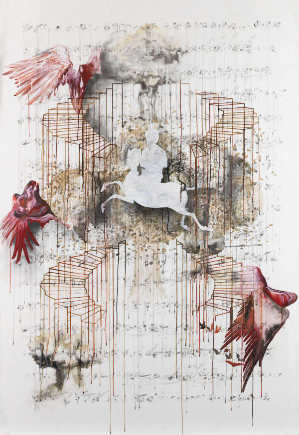 Shahzia Sikander, Ascent-Descent, 2013/2016