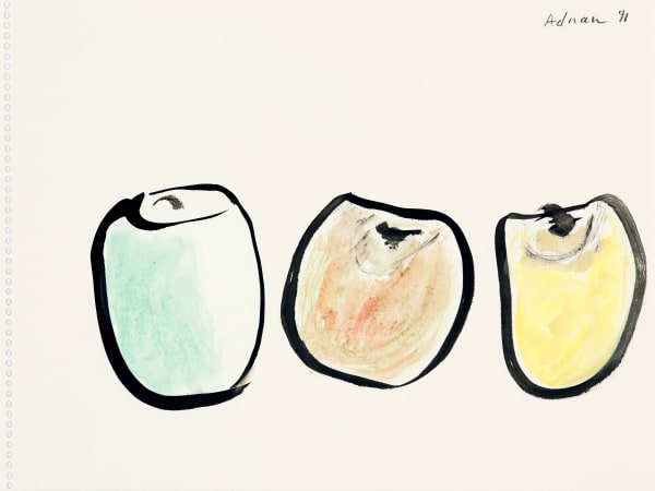 Etel Adnan, Untitled, 1991