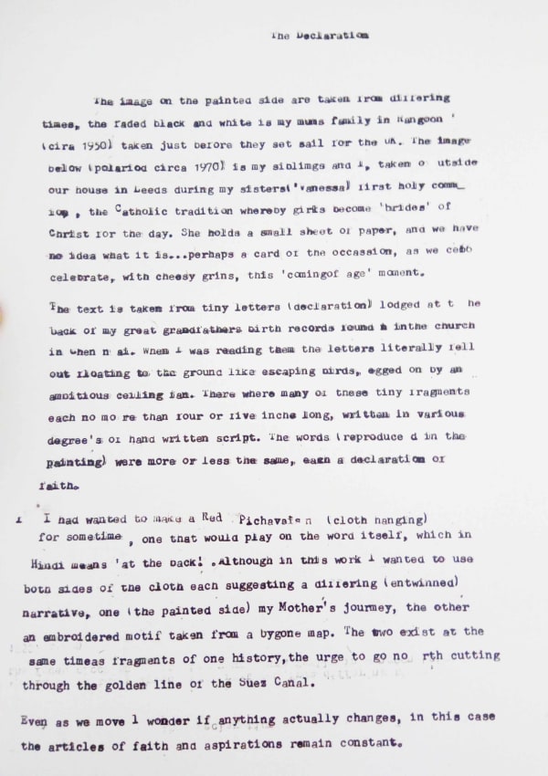 Desmond Lazaro, Declaration, 2016