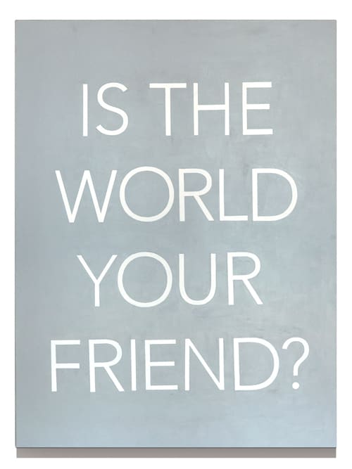Isaac Chong Wai, Question no. 2: Is The World Your Friend?, 2018
