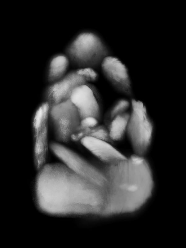 Isaac Chong Wai, Breath Marks: Mother with Her Dead Son, 2022