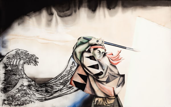 Anju Dodiya, The Wave, 2014